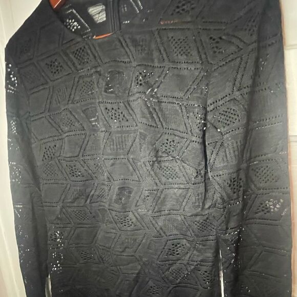 & Other Stories Crocheted Long Sleeve Blouse Size 8 - Picture 6 of 10